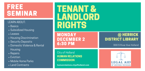 Tenant & Landlord Rights Seminar