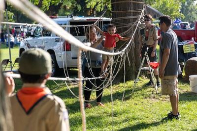 Obstacle Course at National Night Out