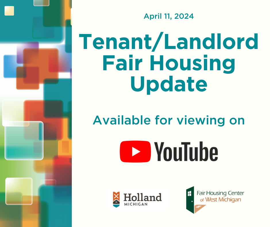 Tenant Landlord Update Apr 2024 available on YouTube