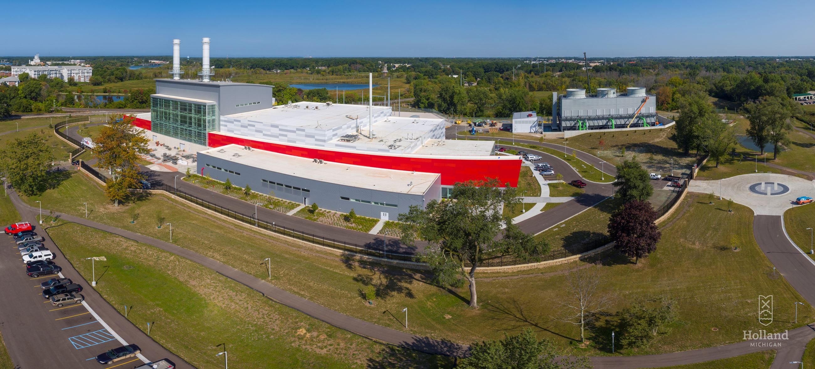 Ariel view of Holland Energy Park