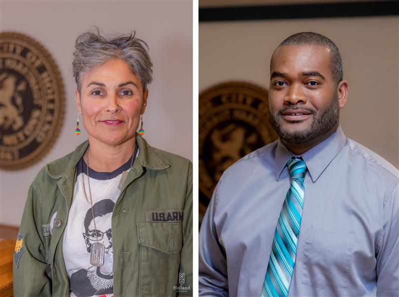 Portrait of a middle-aged women and man