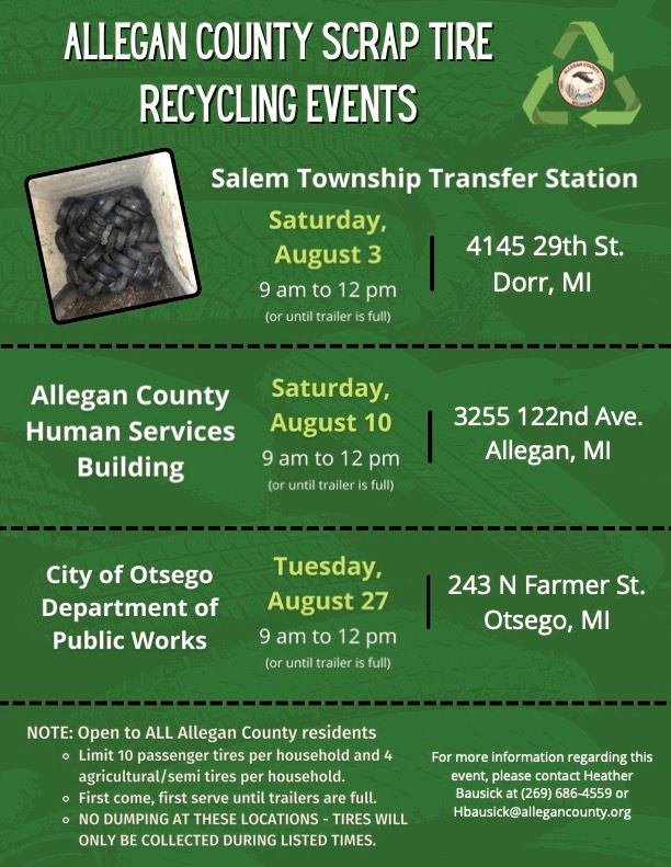 Scrap Tire Collection Events 2024_Flyer